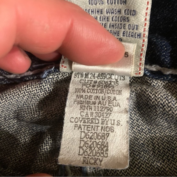 Rare! OG 🇺🇸 True Religion Ricky Super QT size 30x34 unaltered 👀😱 - Picture 7 of 9